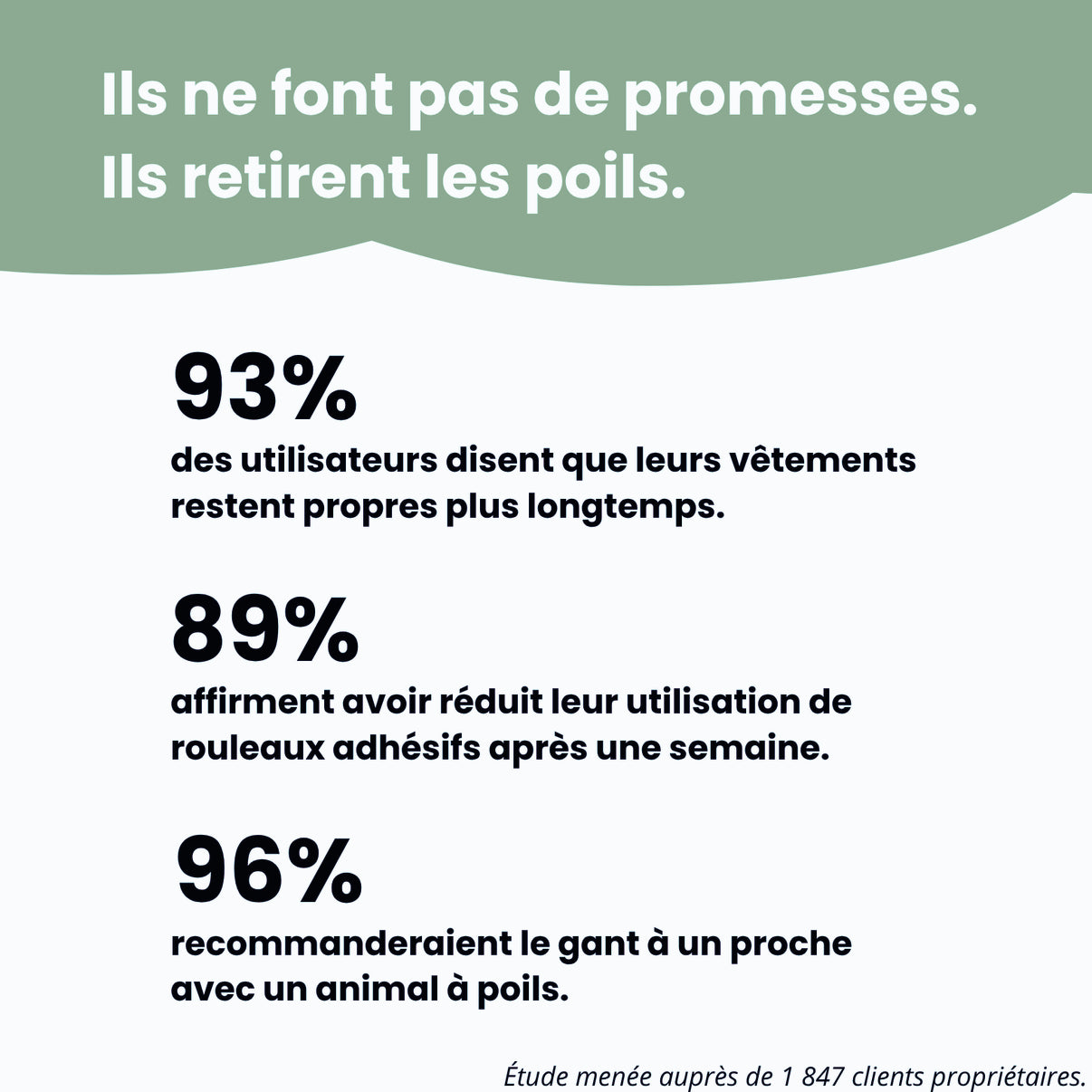 Gant Anti-Poils Réutilisable - Ami fidèle