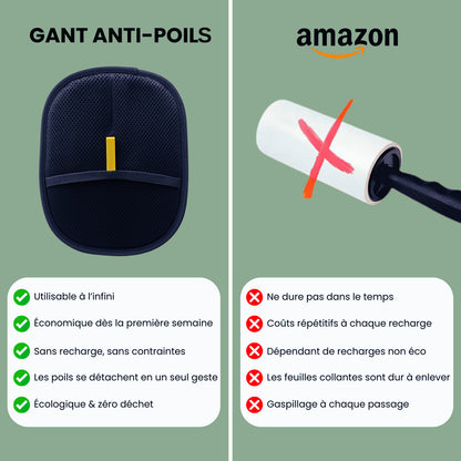 Gant Anti-Poils Réutilisable - Ami fidèle